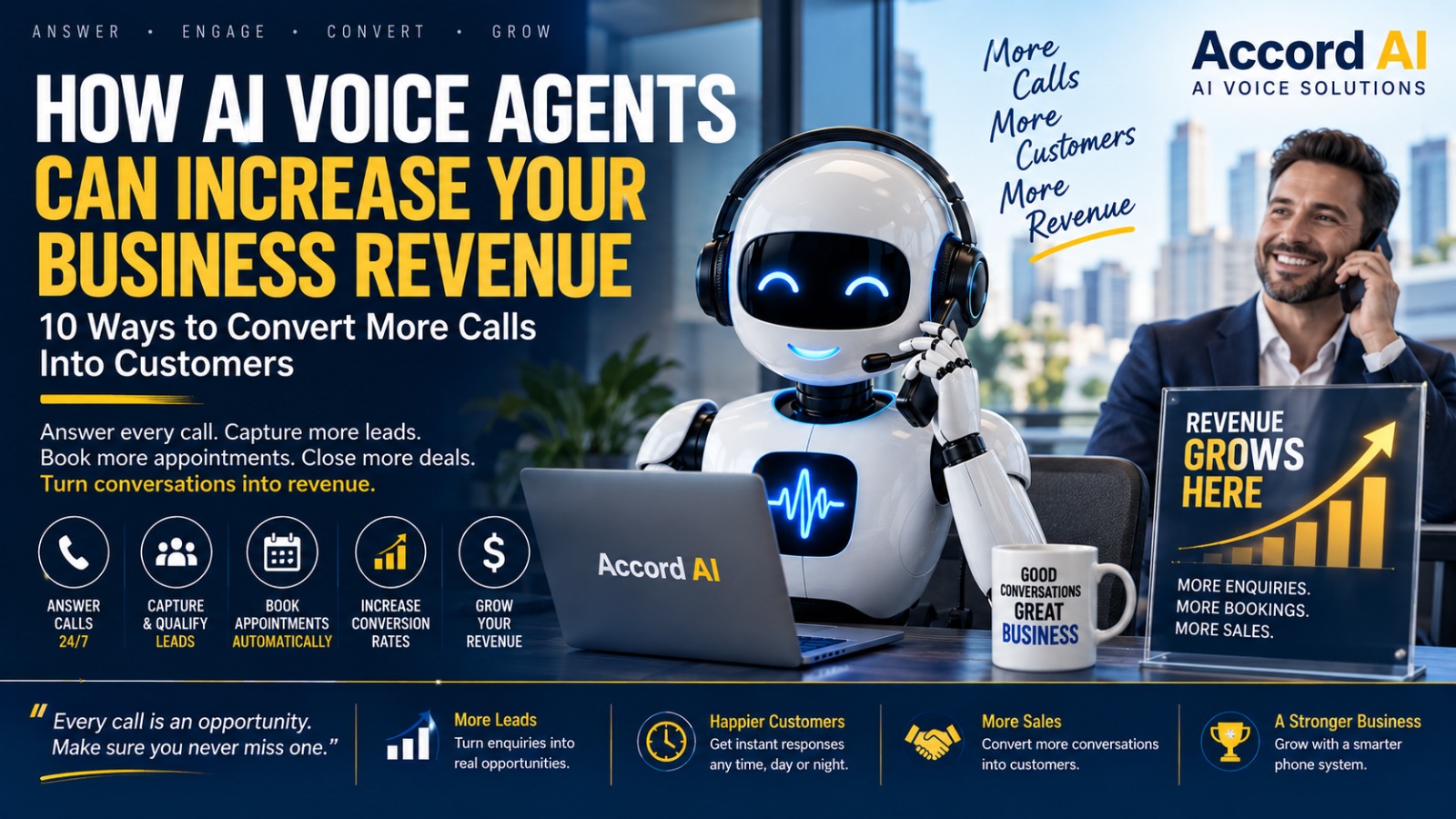 How AI Voice Agents Can Increase Your Business Revenue